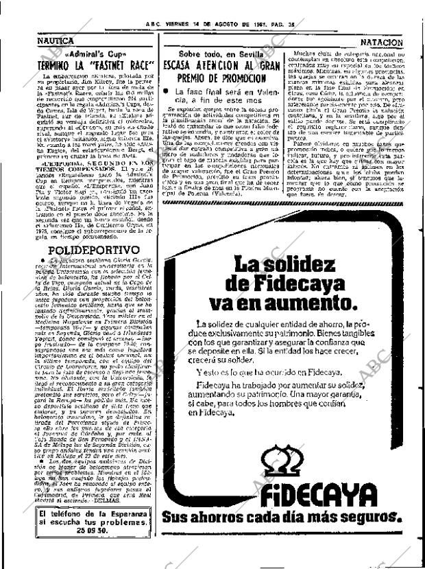 ABC SEVILLA 14-08-1981 página 43