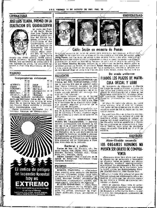 ABC SEVILLA 14-08-1981 página 44