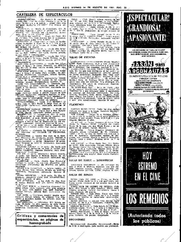 ABC SEVILLA 14-08-1981 página 47