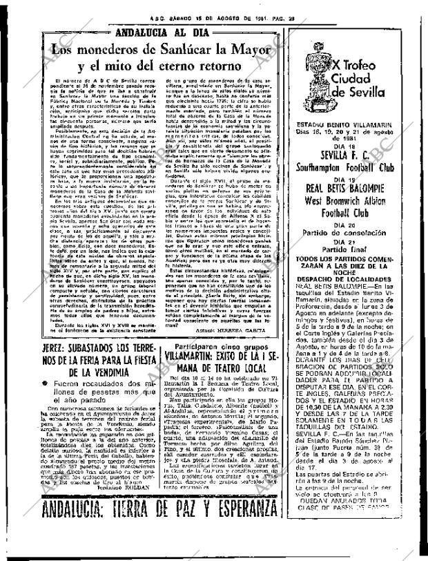 ABC SEVILLA 15-08-1981 página 29