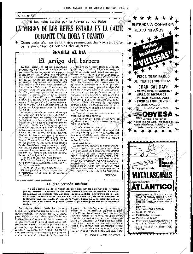 ABC SEVILLA 15-08-1981 página 33
