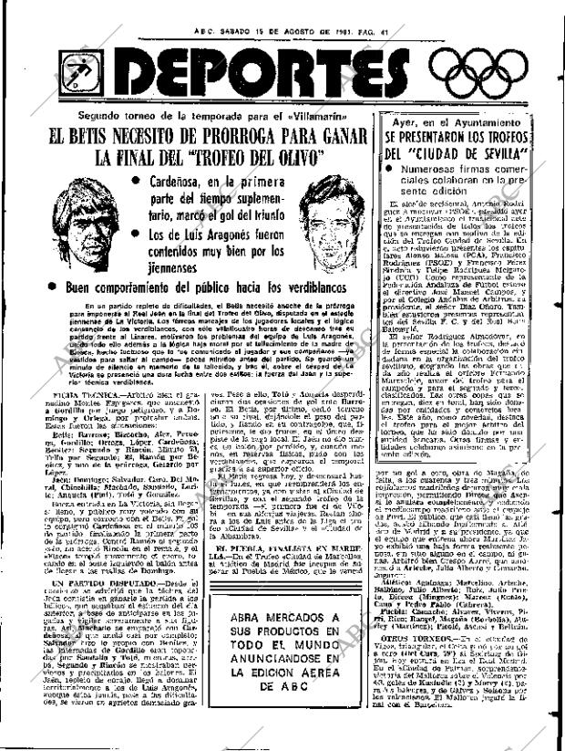 ABC SEVILLA 15-08-1981 página 47