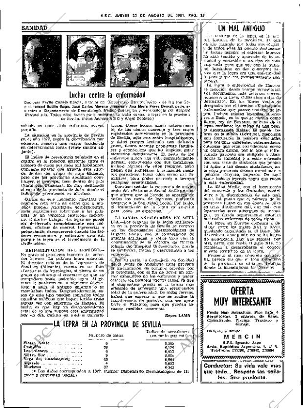 ABC SEVILLA 20-08-1981 página 31