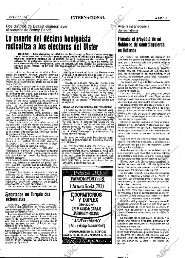 ABC MADRID 21-08-1981 página 21