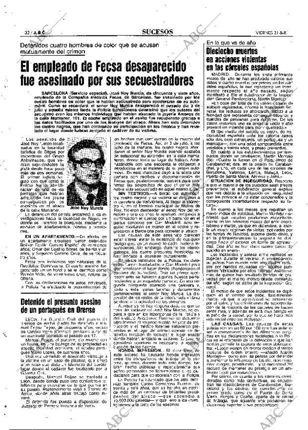 ABC MADRID 21-08-1981 página 40