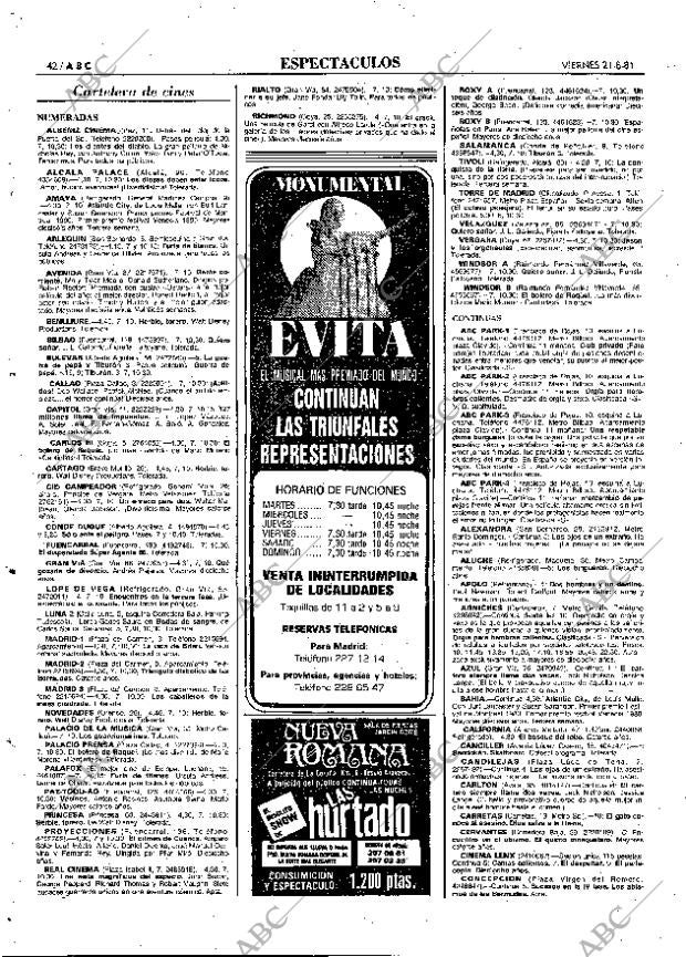 ABC MADRID 21-08-1981 página 50