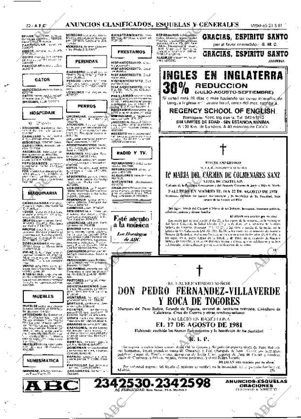 ABC MADRID 21-08-1981 página 60