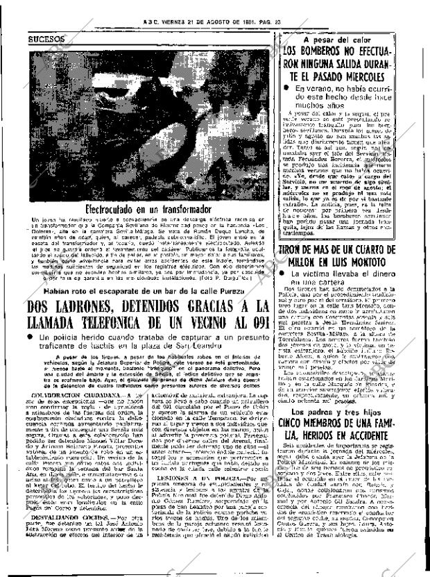 ABC SEVILLA 21-08-1981 página 31