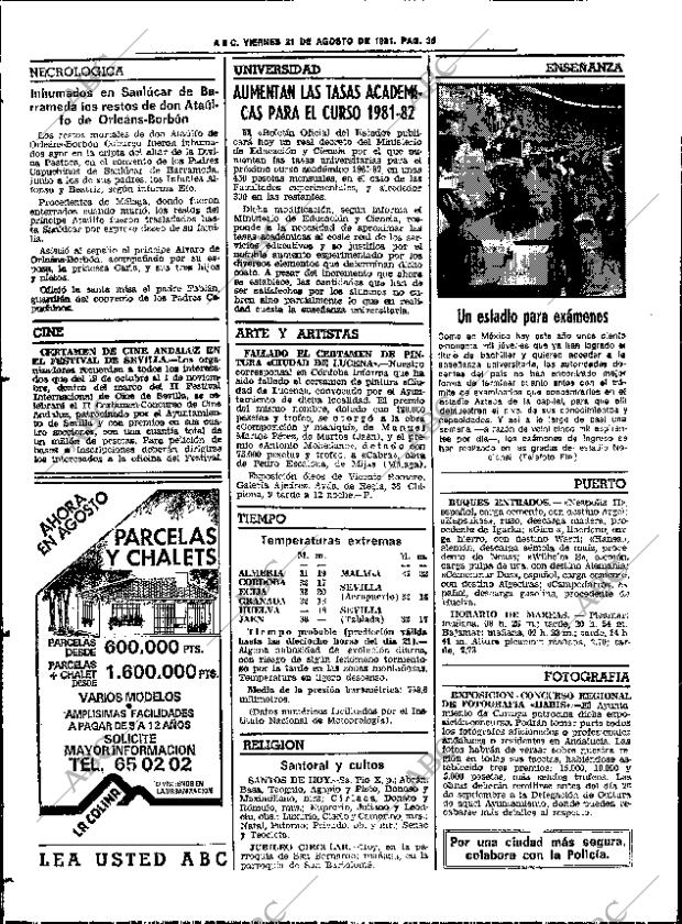 ABC SEVILLA 21-08-1981 página 44