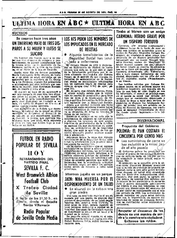 ABC SEVILLA 21-08-1981 página 56