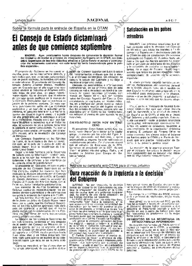 ABC MADRID 22-08-1981 página 15