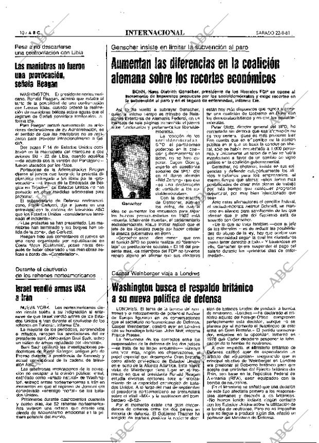 ABC MADRID 22-08-1981 página 18