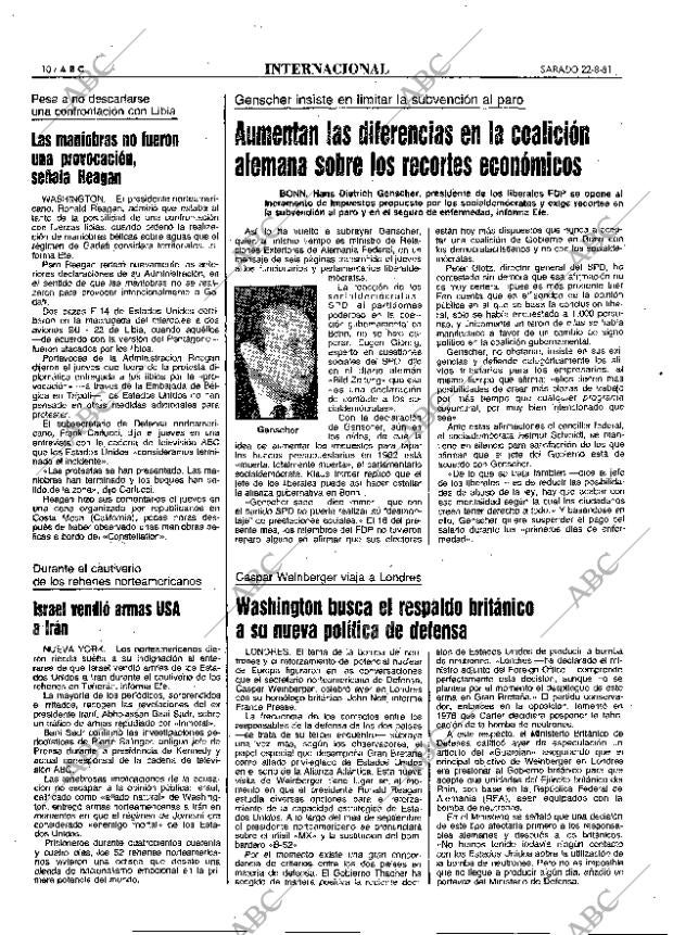 ABC MADRID 22-08-1981 página 18