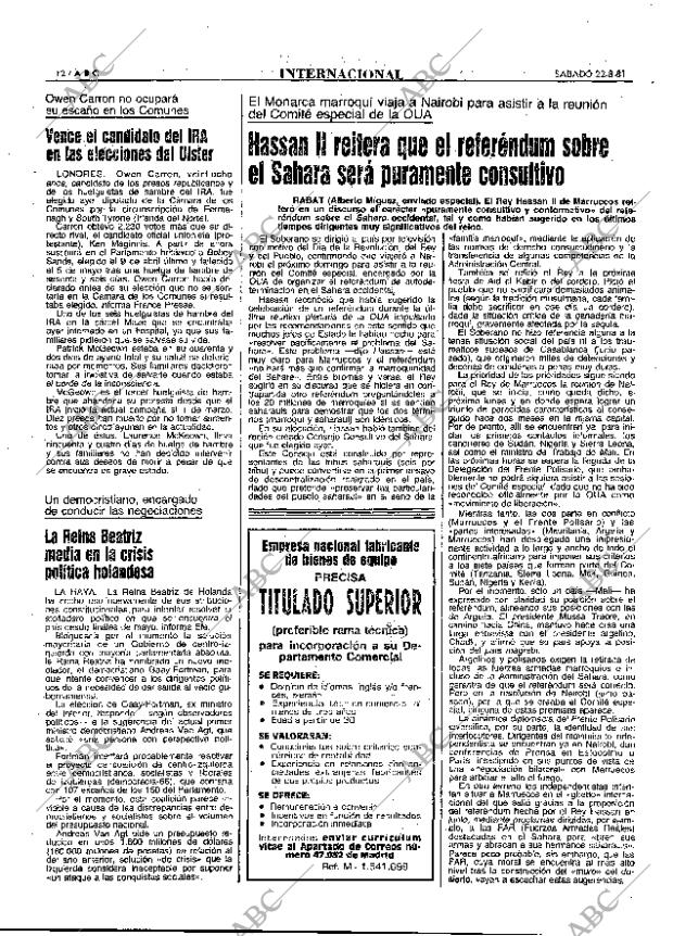 ABC MADRID 22-08-1981 página 20