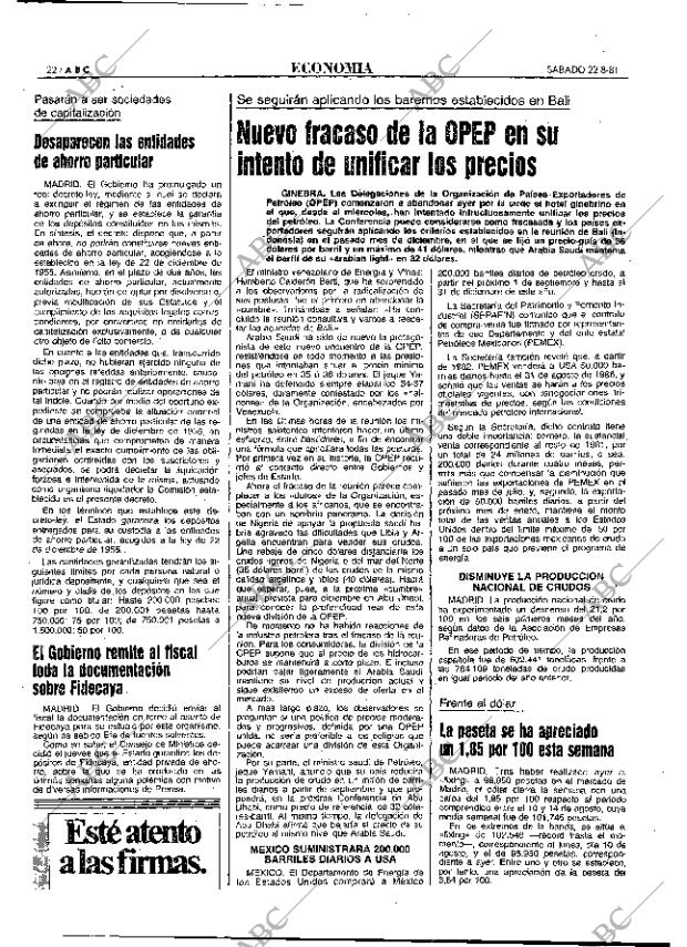 ABC MADRID 22-08-1981 página 30