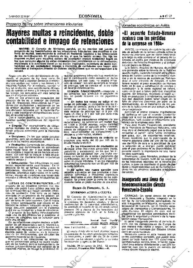 ABC MADRID 22-08-1981 página 35