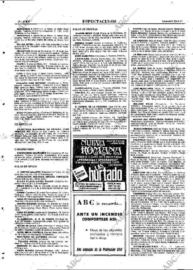 ABC MADRID 22-08-1981 página 46