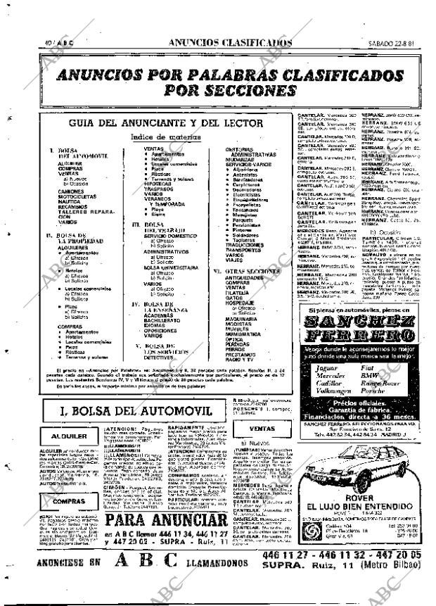 ABC MADRID 22-08-1981 página 48