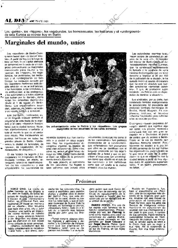 ABC MADRID 25-08-1981 página 64