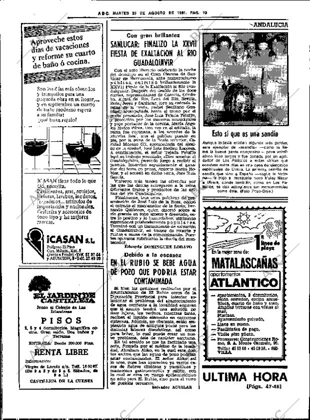 ABC SEVILLA 25-08-1981 página 20