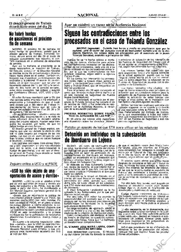 ABC MADRID 27-08-1981 página 16