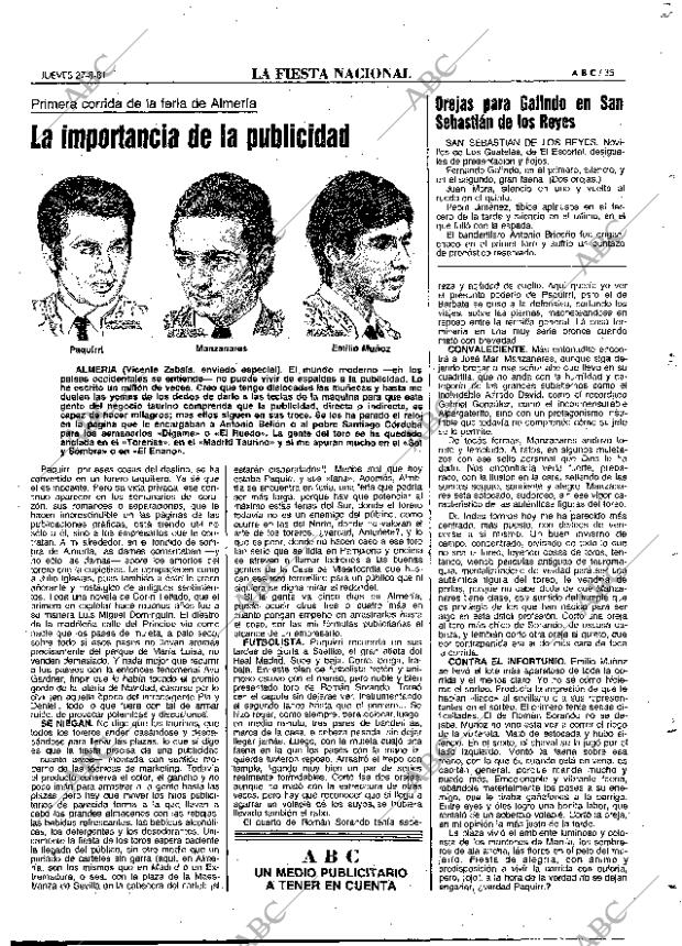 ABC MADRID 27-08-1981 página 43