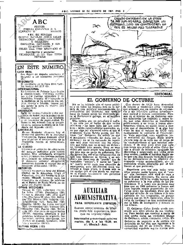 ABC SEVILLA 28-08-1981 página 10