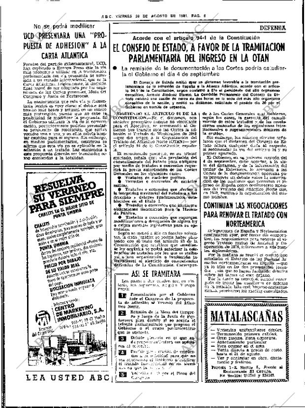 ABC SEVILLA 28-08-1981 página 14