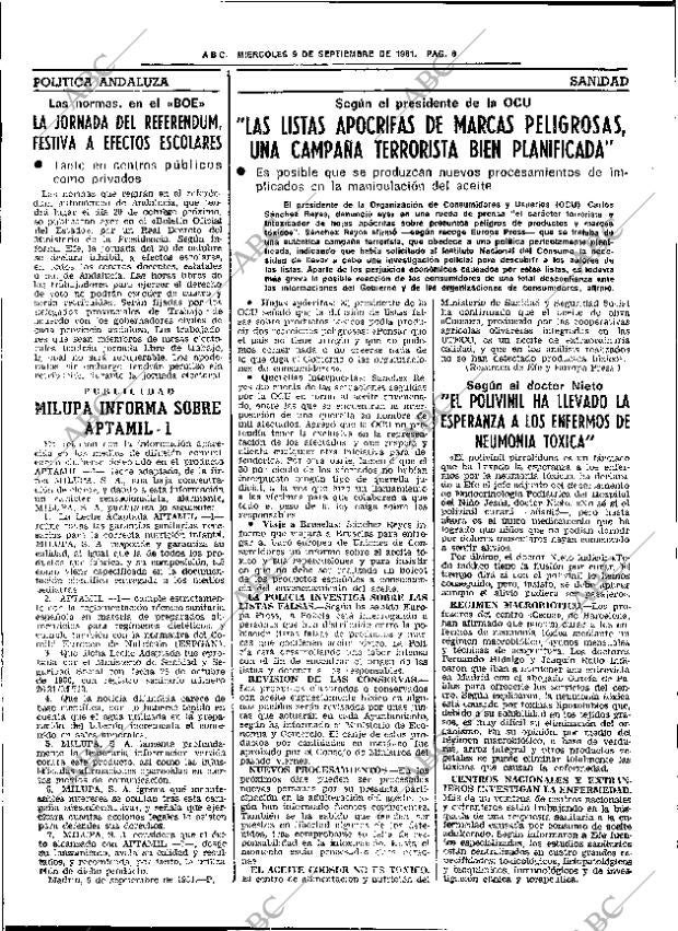 ABC SEVILLA 09-09-1981 página 14