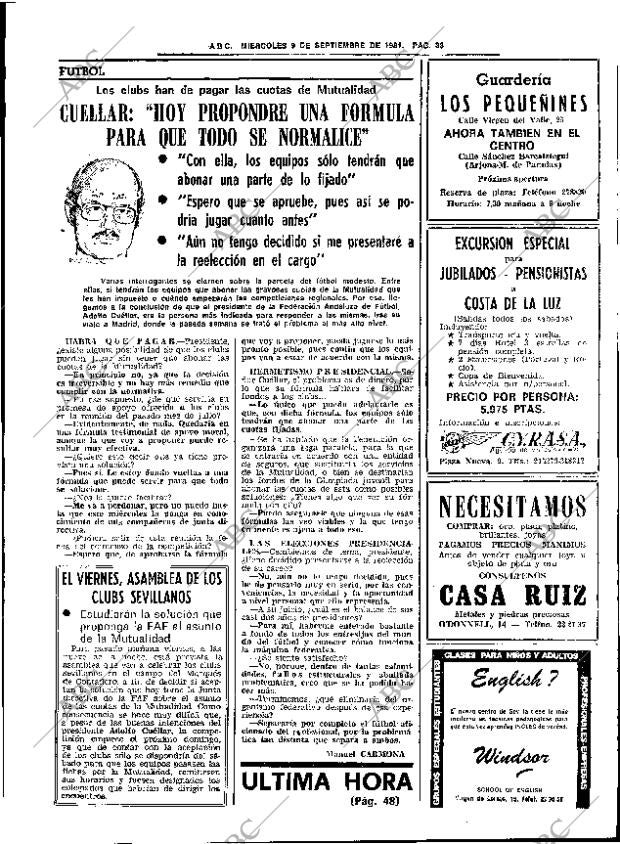 ABC SEVILLA 09-09-1981 página 41