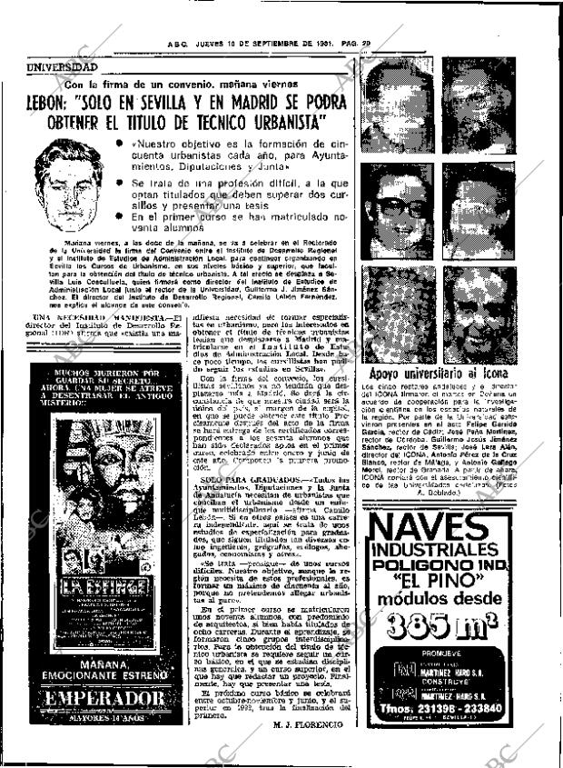 ABC SEVILLA 10-09-1981 página 28