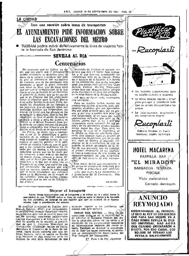ABC SEVILLA 10-09-1981 página 29