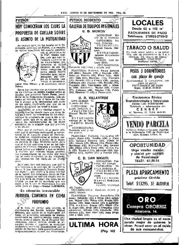 ABC SEVILLA 10-09-1981 página 47