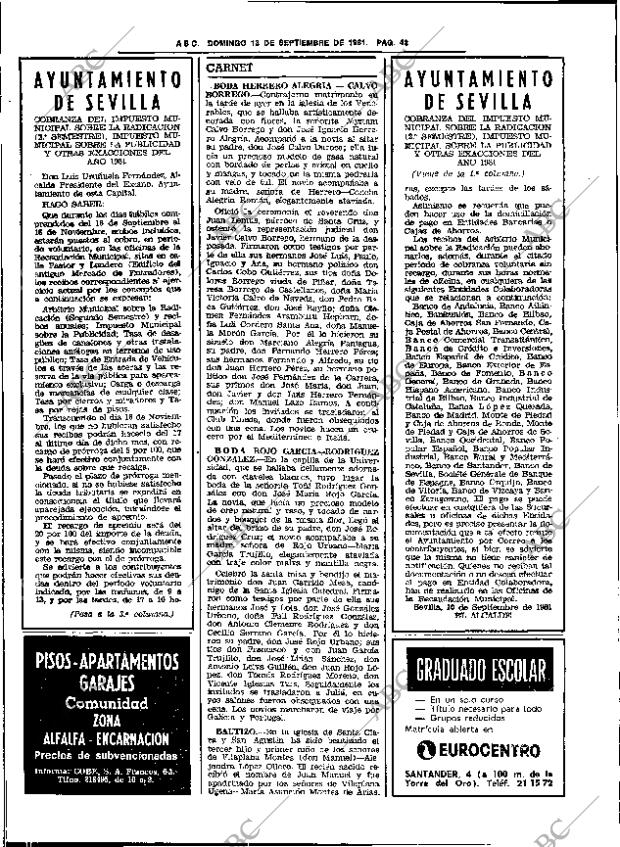 ABC SEVILLA 13-09-1981 página 54