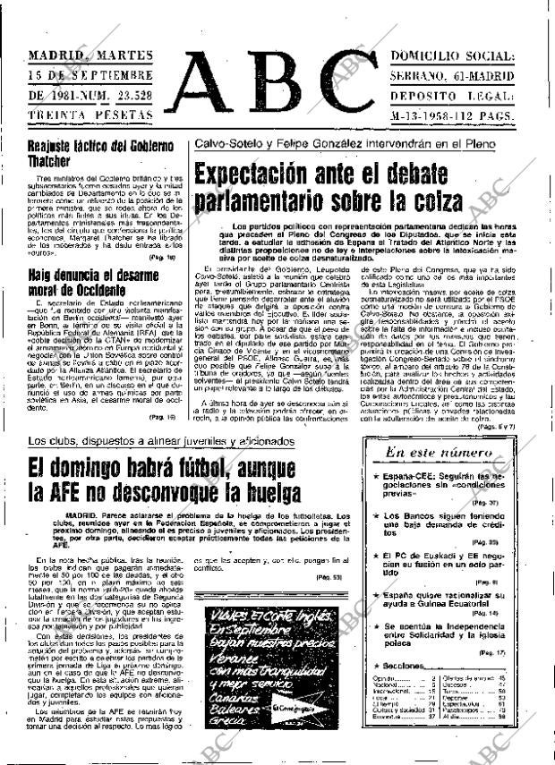 ABC MADRID 15-09-1981 página 13