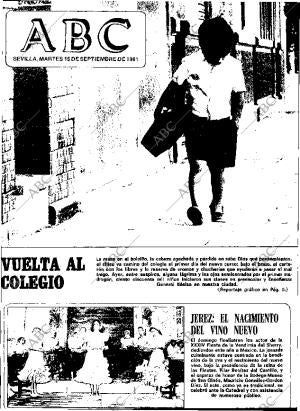 ABC SEVILLA 15-09-1981 página 1