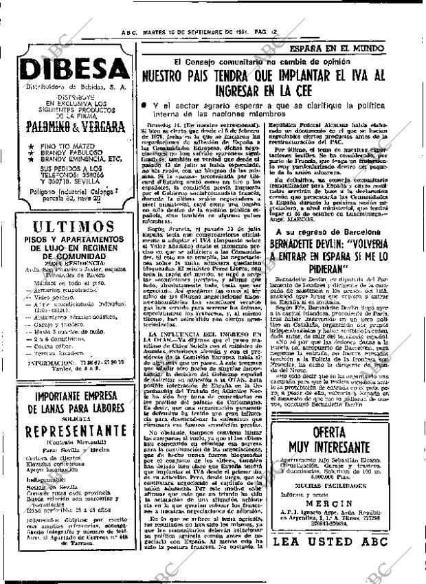 ABC SEVILLA 15-09-1981 página 24