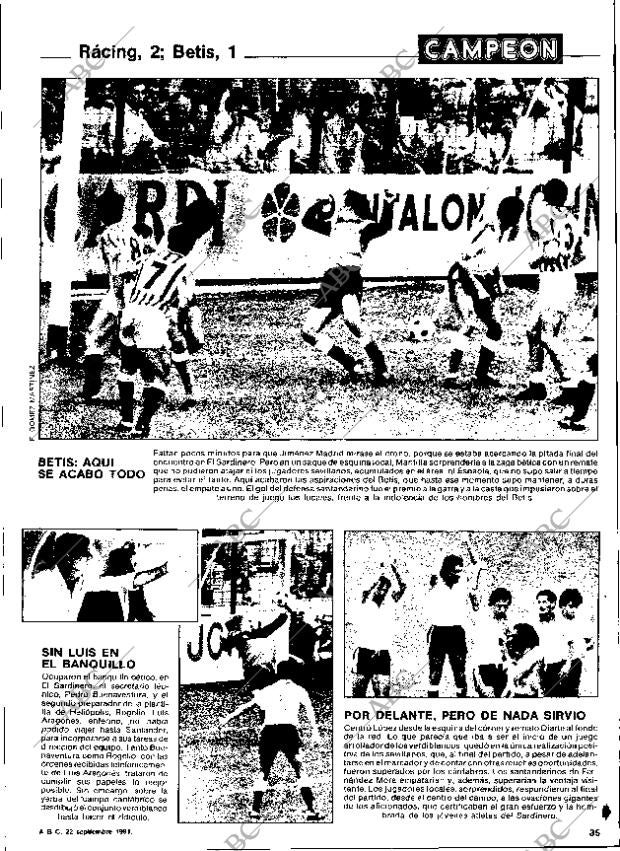 ABC SEVILLA 22-09-1981 página 107