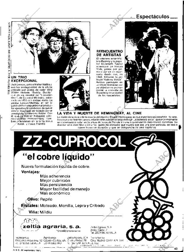 ABC SEVILLA 22-09-1981 página 115