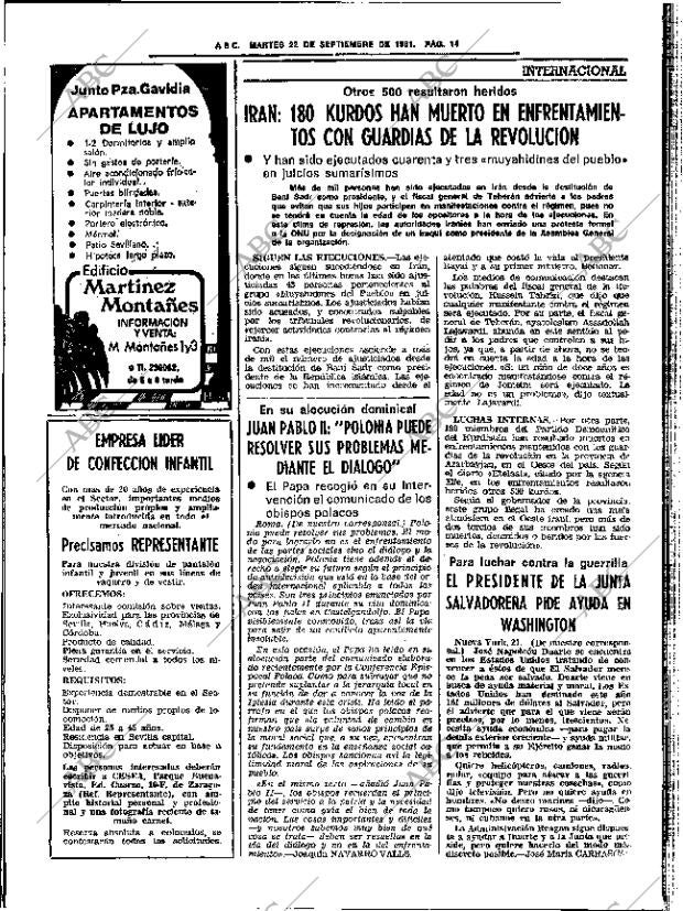 ABC SEVILLA 22-09-1981 página 38