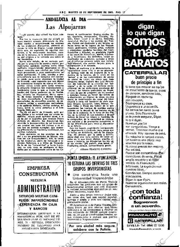 ABC SEVILLA 22-09-1981 página 41