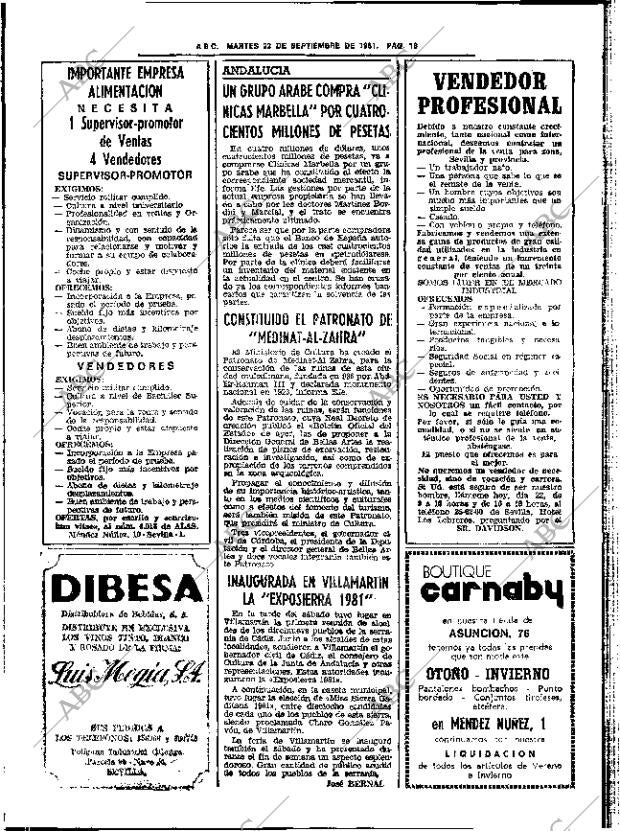 ABC SEVILLA 22-09-1981 página 42