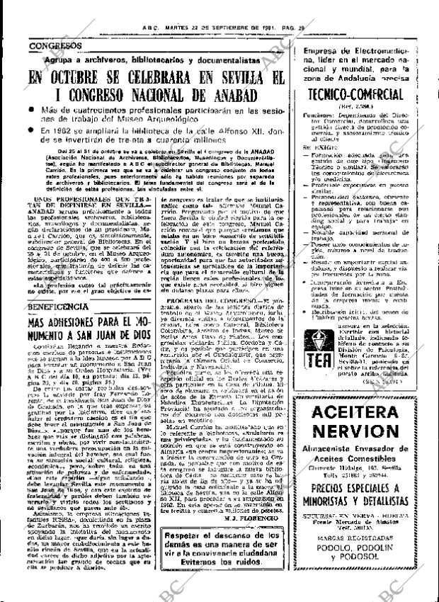 ABC SEVILLA 22-09-1981 página 53