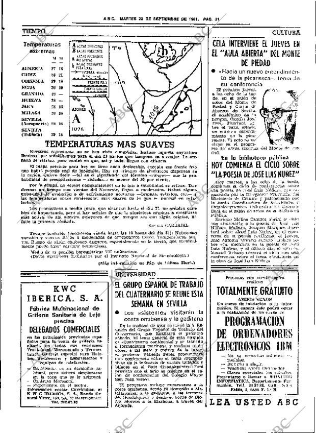 ABC SEVILLA 22-09-1981 página 55