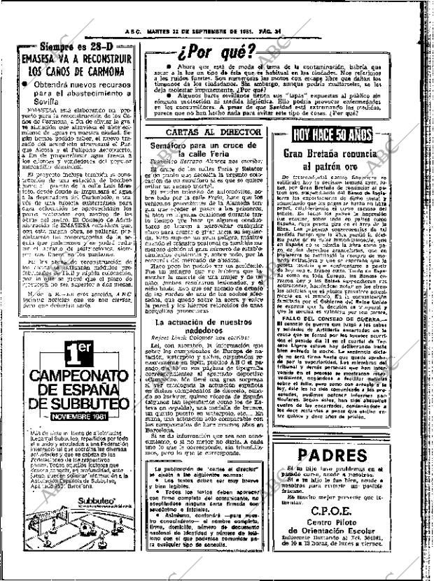 ABC SEVILLA 22-09-1981 página 58