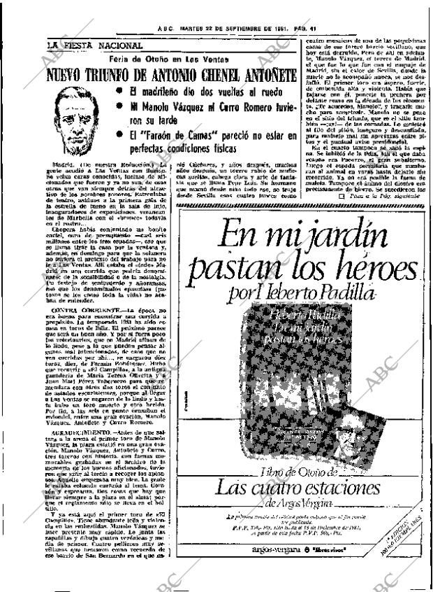 ABC SEVILLA 22-09-1981 página 65