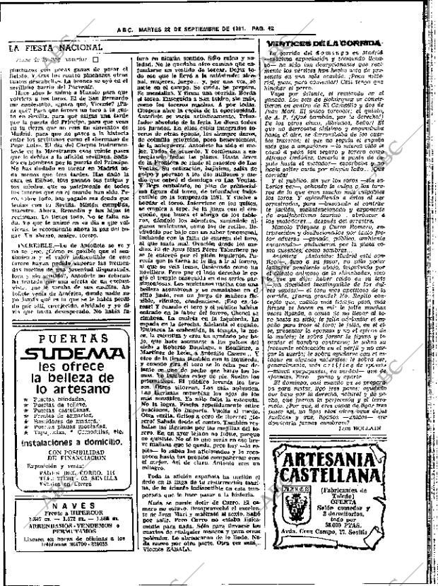 ABC SEVILLA 22-09-1981 página 66