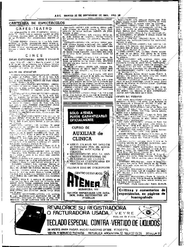 ABC SEVILLA 22-09-1981 página 82