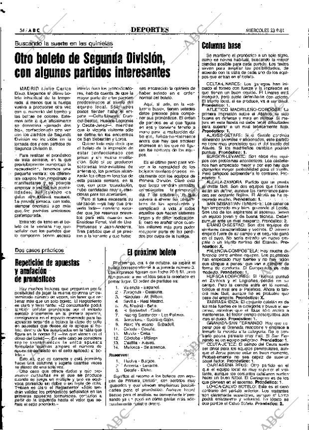 ABC MADRID 23-09-1981 página 62