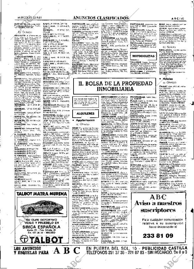 ABC MADRID 23-09-1981 página 73